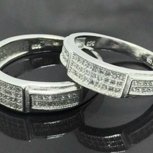 .925 Sterling Silver Set of two rings